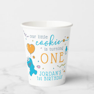 Sesame Street   Cookie Monster 1st Birthday  Paper Cups