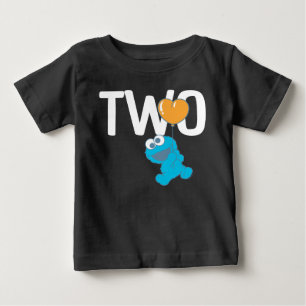 Sesame Street   Cookie Monster 2nd Birthday Baby T-Shirt