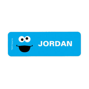 Sesame Street Cookie Monster Back to School Labels