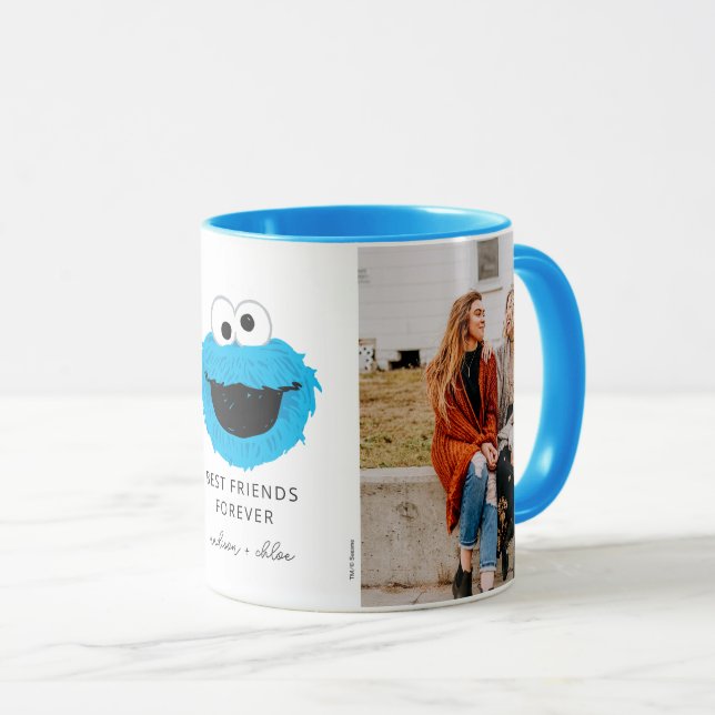 Sesame Street Cookie Monster | Best Friends Photo Mug (Front Right)