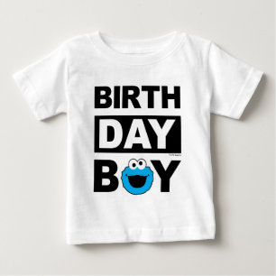 Sesame Street Cookie Monster - Birthday Boy Baby T-Shirt