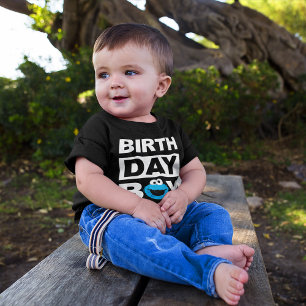 Sesame Street   Cookie Monster - Birthday Boy Baby T-Shirt