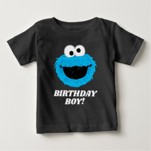 Sesame Street   Cookie Monster - Birthday Boy Baby T-Shirt