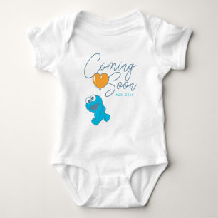 Sesame Street   Cookie Monster - Coming Soon Baby Bodysuit