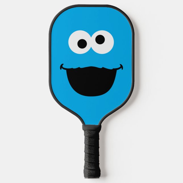 Sesame Street Cookie Monster Face Pickleball Paddle (Front)