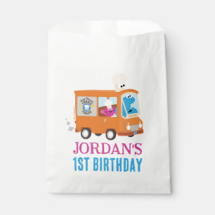 Sesame Street Cookie Monster Food Truck Birthday Favour Bag