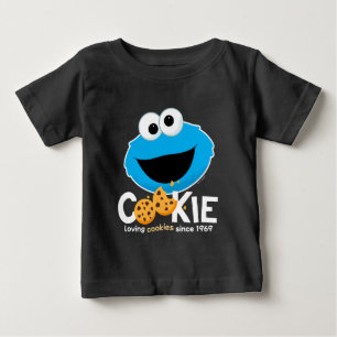 Sesame Street   Cookie Monster Loving Cookies Baby T-Shirt