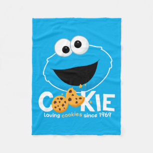 Sesame Street   Cookie Monster Loving Cookies Fleece Blanket