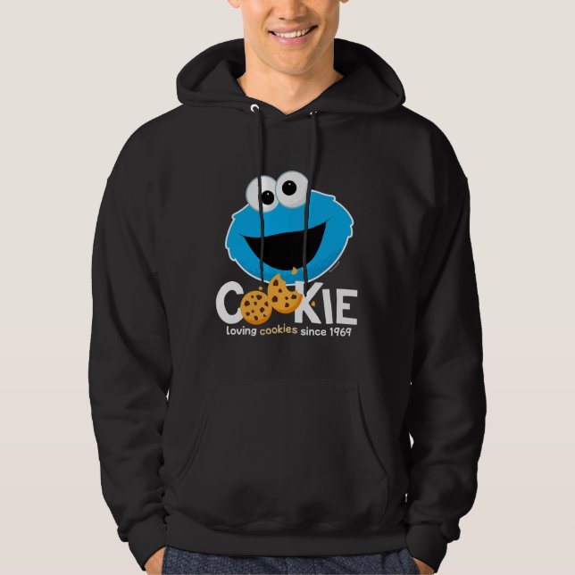 Sesame Street | Cookie Monster Loving Cookies Hoodie (Front)