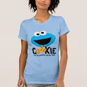 Sesame Street Cookie Monster Loving Cookies T-Shirt