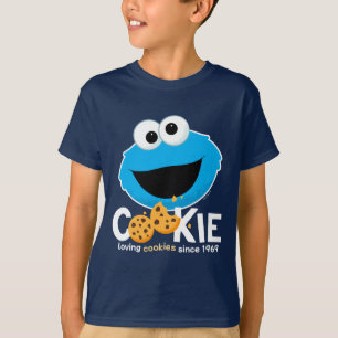 Sesame Street Cookie Monster Loving Cookies T-Shirt