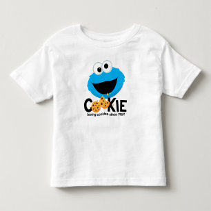Sesame Street Cookie Monster Loving Cookies Toddler T-shirt