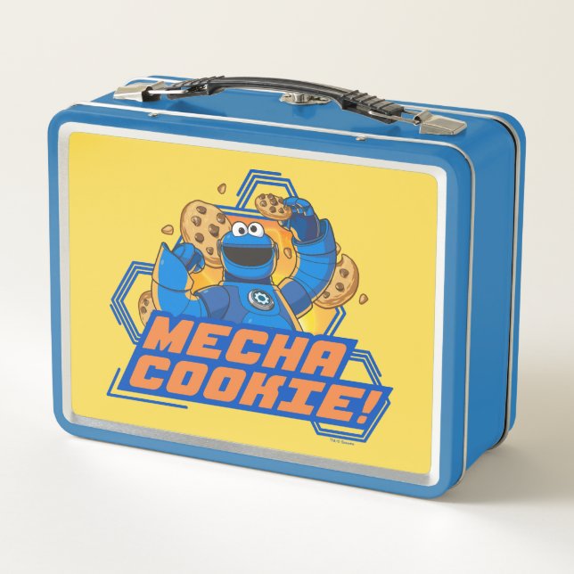 Sesame Street | Cookie Monster Mecha Cookie! Metal Lunch Box (Back)