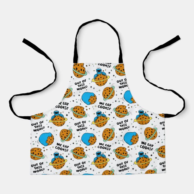 Sesame Street | Cookie Monster Out of This World Apron (Front)