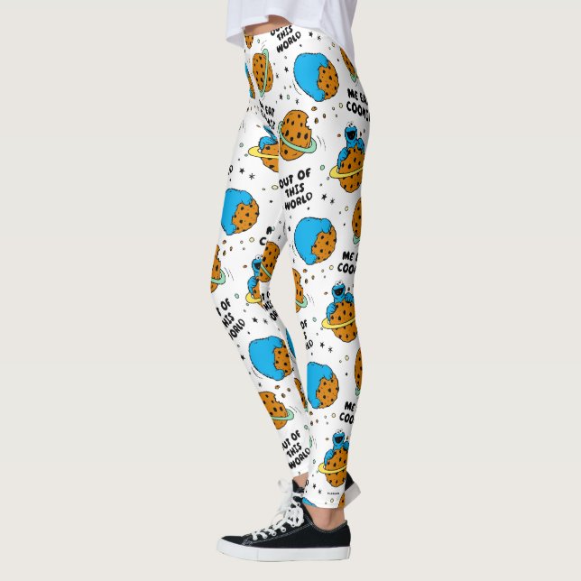 Sesame Street | Cookie Monster Out of This World Leggings (Left)