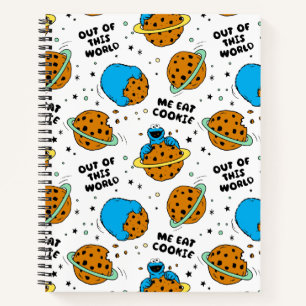 Sesame Street Cookie Monster Out of This World Notebook