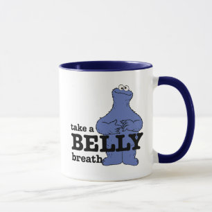 Sesame Street   Cookie Monster Take A Breath Mug
