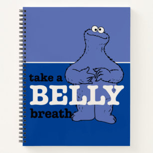 Sesame Street   Cookie Monster Take A Breath Notebook