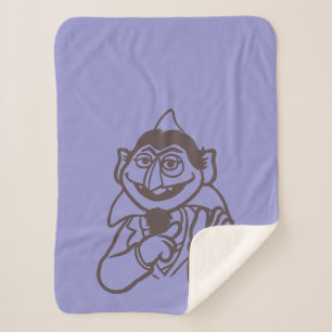 Sesame Street Count von Count Sherpa Blanket