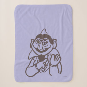Sesame Street   Count von Count Sherpa Blanket