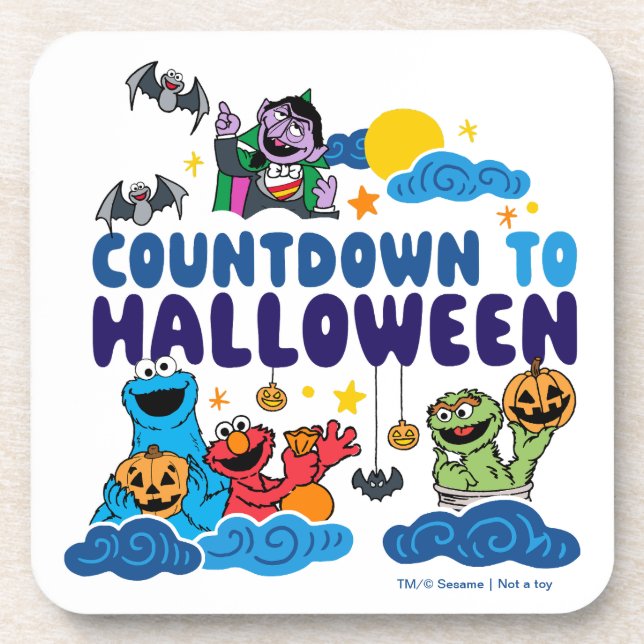 Sesame Street | Countdown to Halloween Coaster (Front)