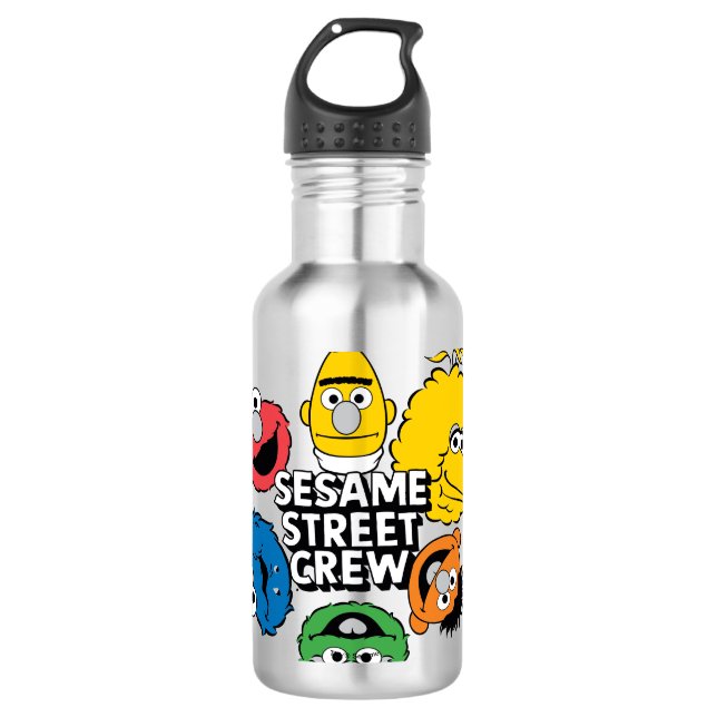 Sesame Street Crew 710 Ml Water Bottle (Front)