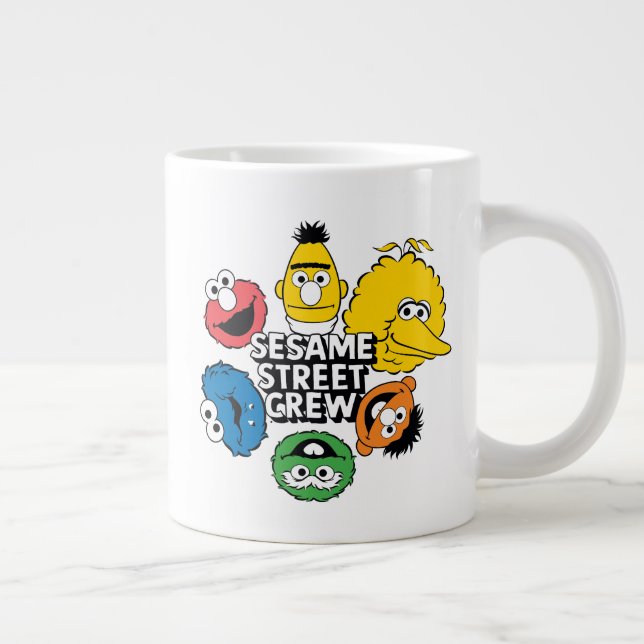 Sesame Street Crew Large Coffee Mug (Right)