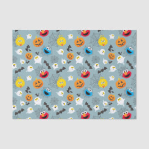 Sesame Street Cute Halloween Pattern Tissue Paper