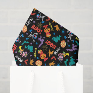 Sesame Street   Cute Halloween Pattern Tissue Paper
