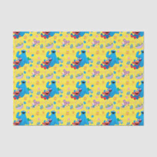 Sesame Street Easter Basket Pattern Tissue Paper