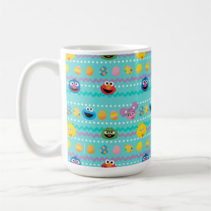 Sesame Street Easter Egg Pattern Coffee Mug