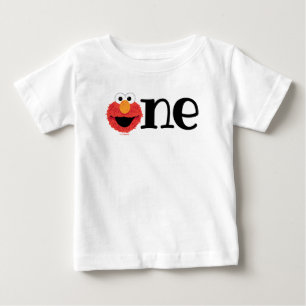 Sesame Street   Elmo 1st Birthday Chalkboard Baby  T-Shirt