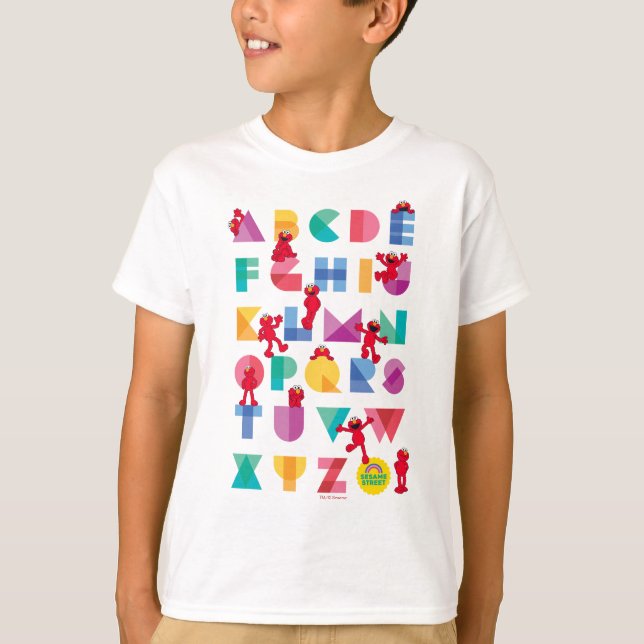 Sesame Street | Elmo Alphabet T-Shirt (Front)