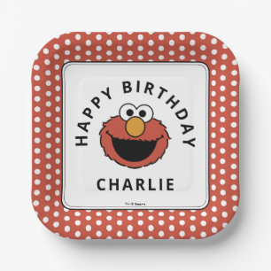 Sesame Street Elmo - Assiettes en papier pour le