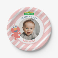 Sesame Street | Elmo - Baby Birthday Paper Plate