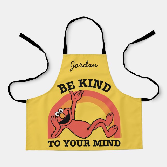 Sesame Street | Elmo Be Kind | Add Your Name Apron (Front)