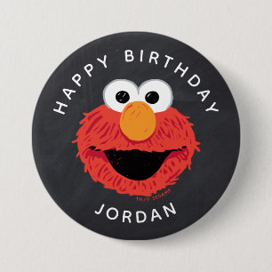 Sesame Street   Elmo Birthday Chalkboard 3 Inch Round Button