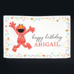 Sesame Street Elmo | Birthday Crayon Banner<br><div class="desc">Celebrate your little one's special day with our Customizable Elmo with Colourful Crayons Birthday Banner! Featuring the beloved Sesame Street character Elmo surrounded by a rainbow of vibrant crayons,  these plates are perfect for adding a splash of colour and fun to any birthday party.</div>