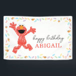 Sesame Street Elmo | Birthday Crayon Banner<br><div class="desc">Celebrate your little one's special day with our Customizable Elmo with Colourful Crayons Birthday Banner! Featuring the beloved Sesame Street character Elmo surrounded by a rainbow of vibrant crayons,  these plates are perfect for adding a splash of colour and fun to any birthday party.</div>