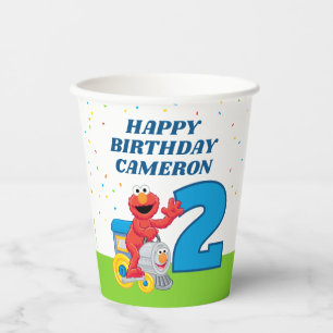 Sesame Street Elmo Chugga Chugga Two Two Birthday Paper Cups