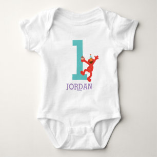 Sesame Street   Elmo - Confetti 1st Birthday Baby Bodysuit