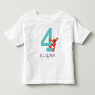 Sesame Street   Elmo - Confetti 4th Birthday Toddler T-shirt