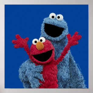 Sesame Street   Elmo & Cookie Monster Poster