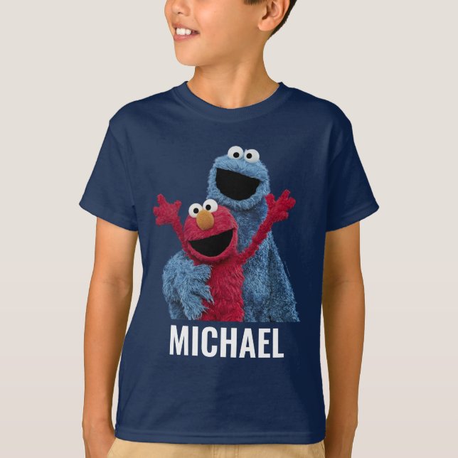 Sesame Street | Elmo & Cookie Monster T-Shirt (Front)