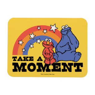 Sesame Street   Elmo & Cookie Take a Moment Magnet