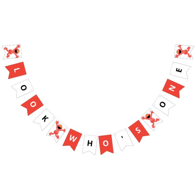 Sesame Street Elmo | Crayon Birthday Bunting Flags (All)