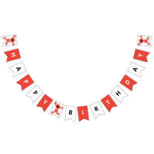 Sesame Street Elmo Crayon Birthday Bunting Flags