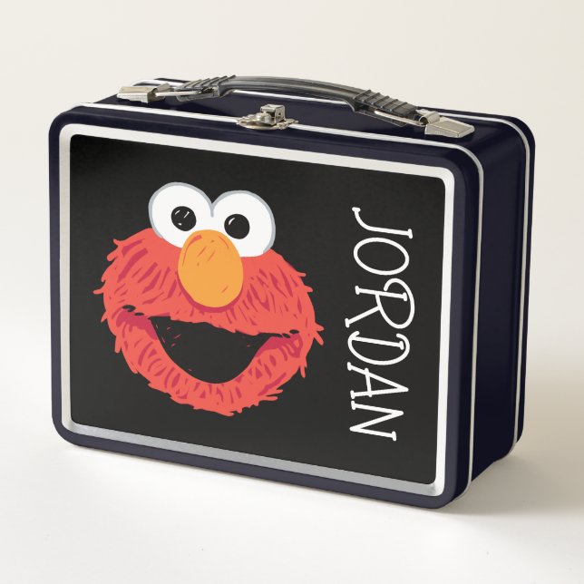 Sesame Street | Elmo Face Metal Lunch Box (Front)