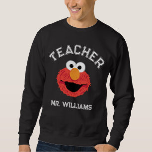 Sesame Street Elmo Face Teacher Sweatshirt