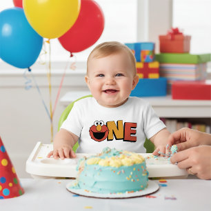 Sesame Street Elmo - First Birthday Baby T-Shirt